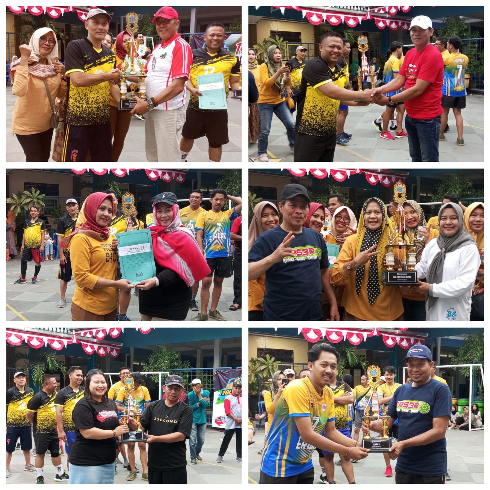 PERTANDINGAN FINAL BOLA VOLI KELURAHAN MAGETAN